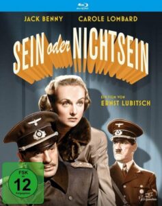 Farbiges Cover einer Blu-ray von Ernst Lubitschs "Sein oder Nichtsein".