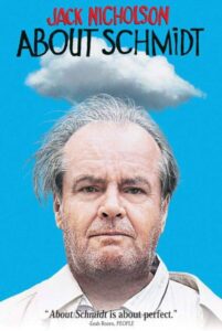 Farbiges Cover einer Blu-ray von Alexander Paynes "About Schmidt".