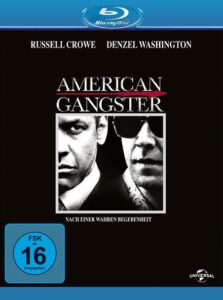 Farbiges Cover einer Blu-ray von Ridley Scotts "American Gangster".