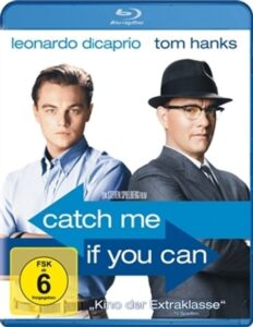 Farbiges Cover einer Blu-ray von Steven Spielbergs "Catch me if you can".
