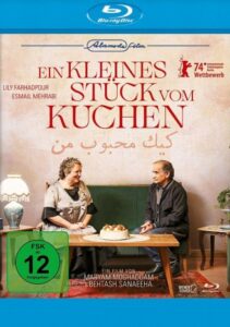 Farbiges Cover einer Blu-ray von Maryam Moghaddams und Behtash Sanaeehas "Ein kleines Stück vom Kuchen".