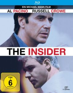 Farbiges Cover einer Blu-ray von Michael Manns "Insider".
