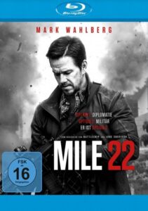 Farbiges Cover einer Blu-ray von Peter Bergs "Mile 22".