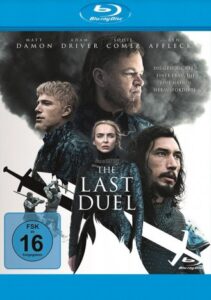 Farbiges Cover einer Blu-ray von Ridley Scotts "The Last Duel".