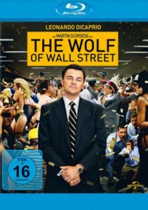 Farbiges Cover einer Blu-ray von Martin Scorseses "The Wolf of Wall Street".