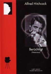 Farbiges Cover einer DVD von Alfred Hitchcocks "Berüchtigt".
