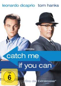 Farbiges Cover einer DVD von Steven Spielbergs "Catch me if you can".