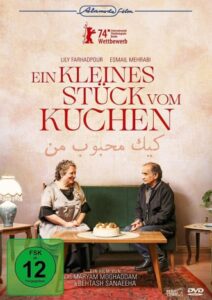 Farbiges Cover einer DVD von Maryam Moghaddams und Behtash Sanaeehas "Ein kleines Stück vom Kuchen".