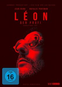 Farbiges Cover einer DVD von Luc Bessons "Léon - der Profi".