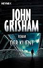 Farbiges Cover des Romans "Der Klient" von John Grisham.